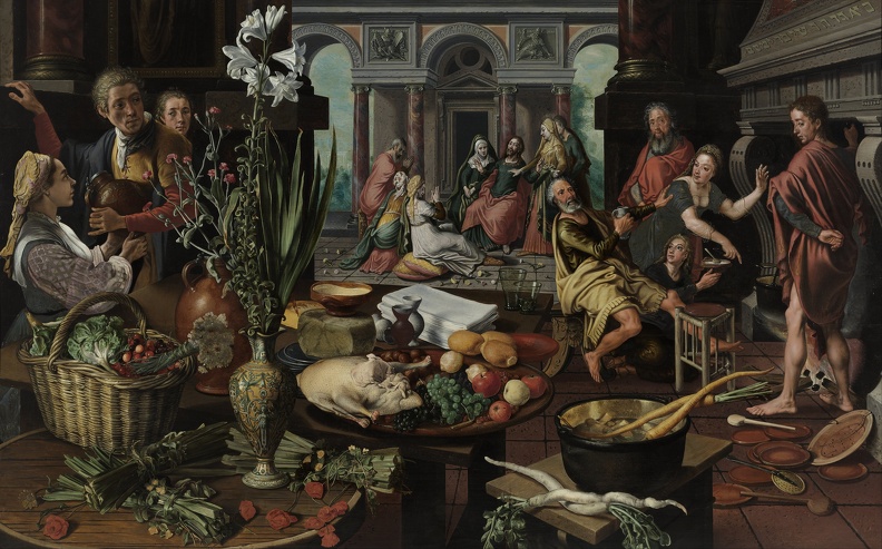 AERTSEN PIETER CHRIST IN HOUSE OF MARTHA AND MARY GOOGLE