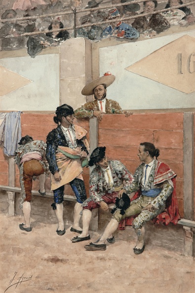 AGRASOT JOAQUIN DESCANSO EN LA CORRIDA DE TOROS 1881