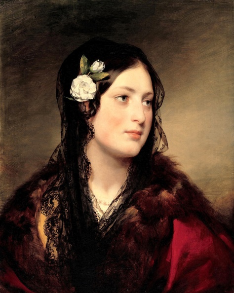 AMERLING FRIEDRICH VON PRT OF ELIZA KRYUTSBERGER 1837 LIEC