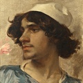 BARGUE CHARLES HEAD OF YOUNG MAN STUDY NATIONAL