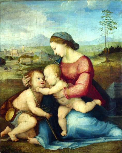 BARTOLOMMEO FRA BACCIO DELLA PORTA MADONNA AND CHILD WITH ST. JOHN LO NG