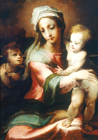 BECCAFUMI DOMENICO MADONNA AND CHILD WITH INFANT JOHN BAPTIST GOOGLE
