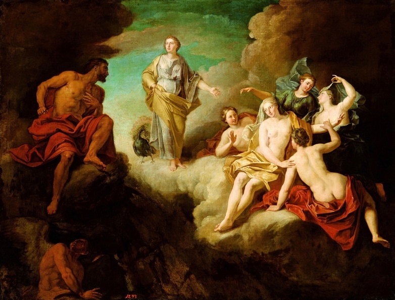 BOULLOGNE JUNO ASKING AEOLUS TO RELEASE WINDS