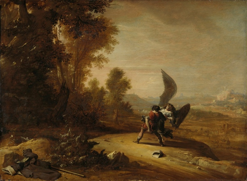 BREENBERGH BARTHOLOMEUS JACOB WRESTLING ANGEL 1639 RIJK