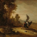 BREENBERGH BARTHOLOMEUS JACOB WRESTLING ANGEL 1639 RIJK