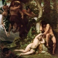 CABANEL ALEXANDRE EXPULSION OF ADAM AND EVE FROM GARDEN OF PARADISE