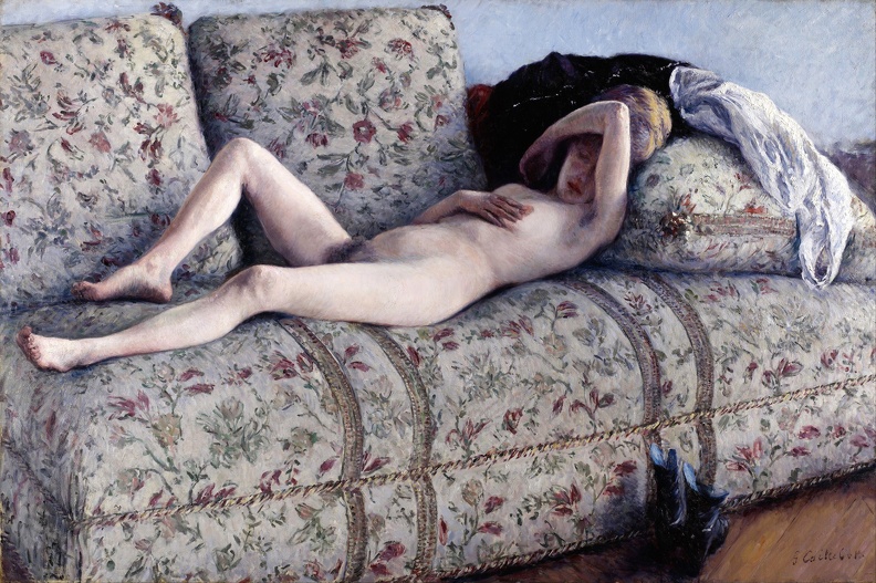 CAILLEBOTTE GUSTAVE NUDE ON COUCH GOOGLE