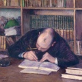 CAILLEBOTTE GUSTAVE PRT OF BOOKSELLER EJ FONTAINE 1885 LO NG