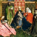 CAMPIN ROBERT FOLLOWER MADONNA AND CHILD SST. IN CLOSED GARDEN 1440 1460 NG W