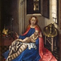 CAMPIN ROBERT MADONNA AND CHILD BY FIREPLACE C1423 HERMITAGE