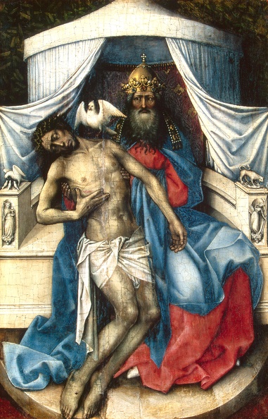 CAMPIN ROBERT TRIPTYCH LEFT WING 1430 HERMITAGE