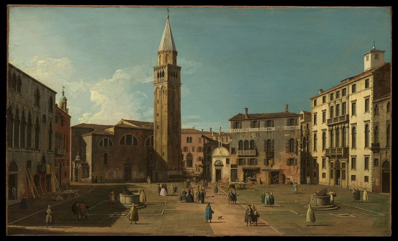 CANAL GIOVANNI ANTONIO VENICE CAMPO ST. ANGELO 1730S