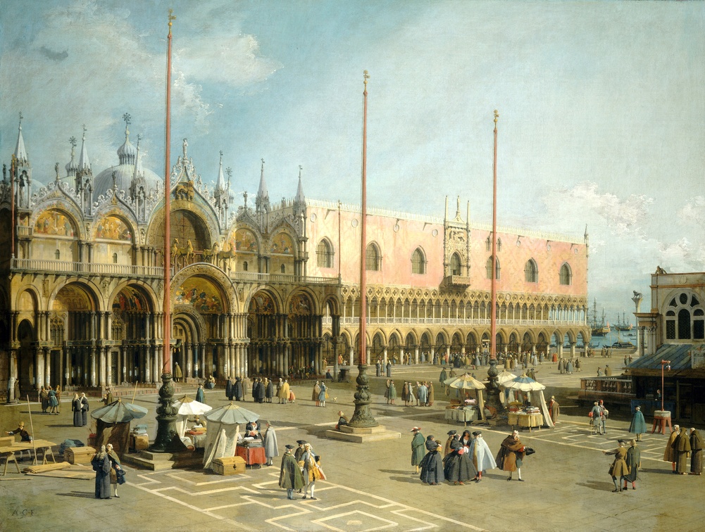CANAL GIOVANNI ANTONIO VENICE PIAZZA ST. MARCO N G A