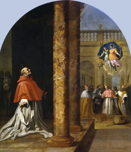 CARDUCHO VICENTE APPOINTMENT OF CARDINAL ST. NICCOLO ALBERGATI 1632 PRADO