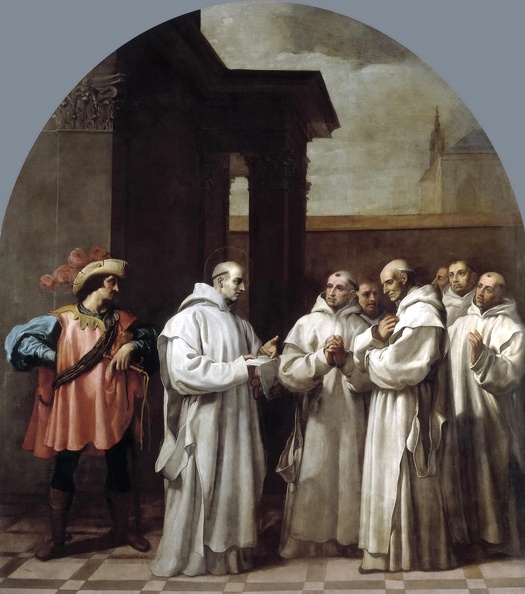 CARDUCHO VICENTE POPE URBAN II CALLED IN ST. BRUNO REA 1626 1632 PRADO