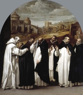 CARDUCHO VICENTE ST. BRUNO SHALL BE FORGIVEN COMPANION IN ROME 1626 1632 PRADO