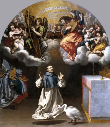 CARDUCHO VICENTE VISION OF ST. ANGELS PLAYING MUSIC1632 PRADO