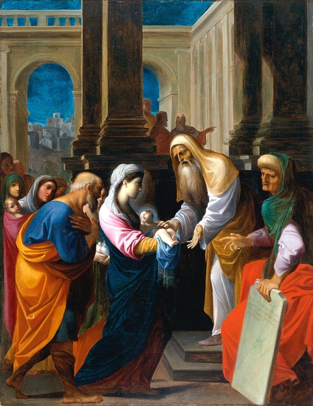 CARRACCI LUDOVICO PRESENTATION OF CHRIST CHILD IN TEMPLE C1605 TH BO
