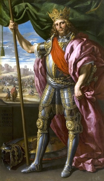 CASTELLO FELIX VISIGOTH KING THEODORIC PRADO