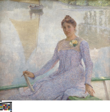 CLAUS EMILE PRT OF DE KUNSTENARES ANNA DE WEERT 1899 KMSKA