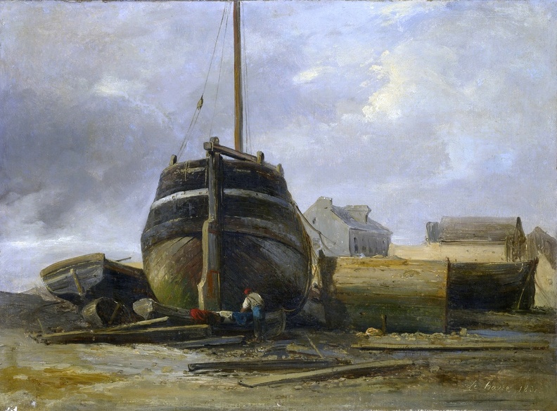 COIGNET JULES SHIPYARD AT LE HAVRE 1831