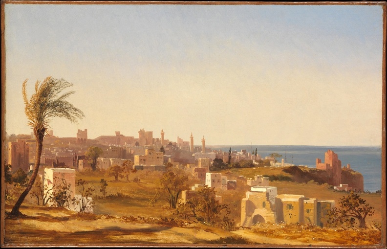 COIGNET JULES VIEW OF BEIRUT 1844 MET