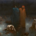 DORE GUSTAVE DANTE AND VIRGIL IN NINTH CIRCLE OF HELL 1861