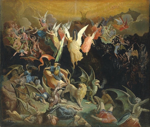 DORE GUSTAVE FALL OF REBEL ANGELS 1871 72
