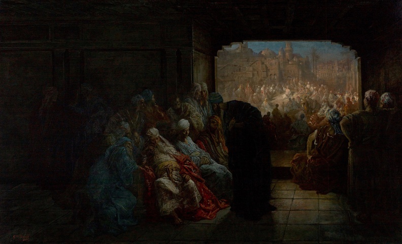 DORE GUSTAVE HOUSE OF CAIAPHAS 7122 MUSEUM OF FINE ARTS