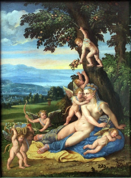 DOSSI BATTISTA VENERE E AMORE 1530