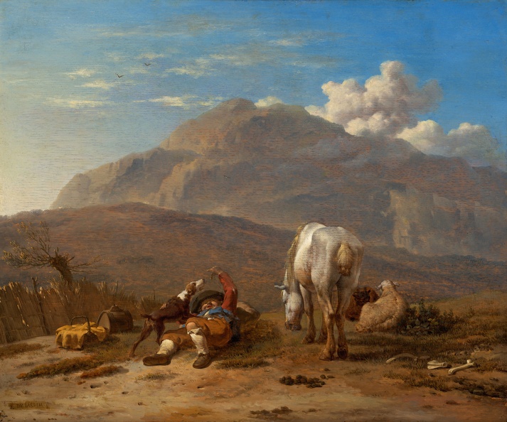 DUJARDIN_KAREL_ITALIAN_LANDSCAPE_WITH_YOUNG_SHEPHERD_PLAYING_WITH_HIS_DOG_MAUR.JPG