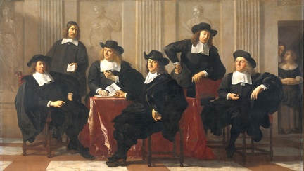 DUJARDIN KAREL REGENTS SPINHUIS AMSTERDAM 1669 RIJK