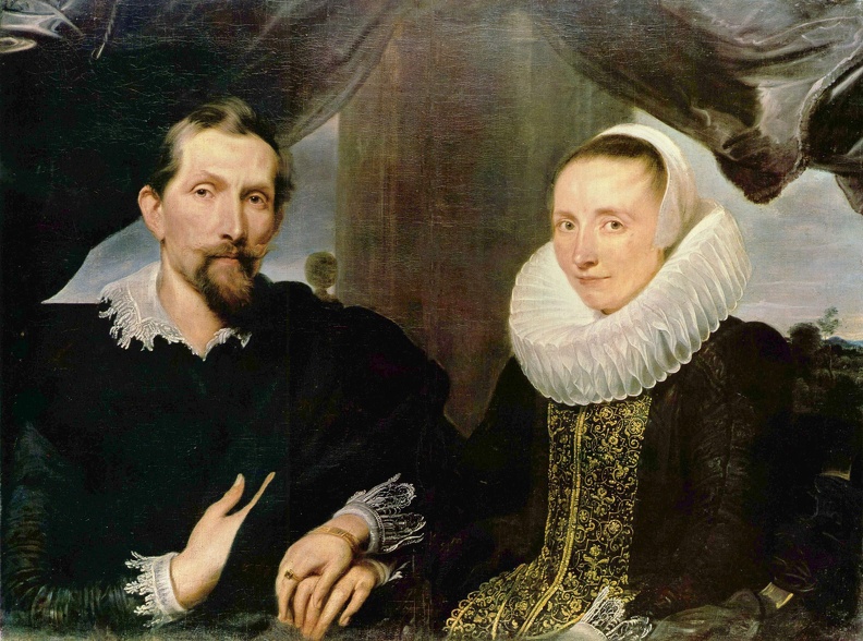 DYCK ANTHONY VAN PRT OF FRANS SNYDERS AND HIS WIFE KASSEL