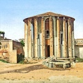 ECKERSBERG C. W. VESTA TEMPLE IN ROME 1814