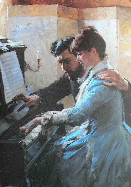EDELFELT ALBERT PLAYING PIANO