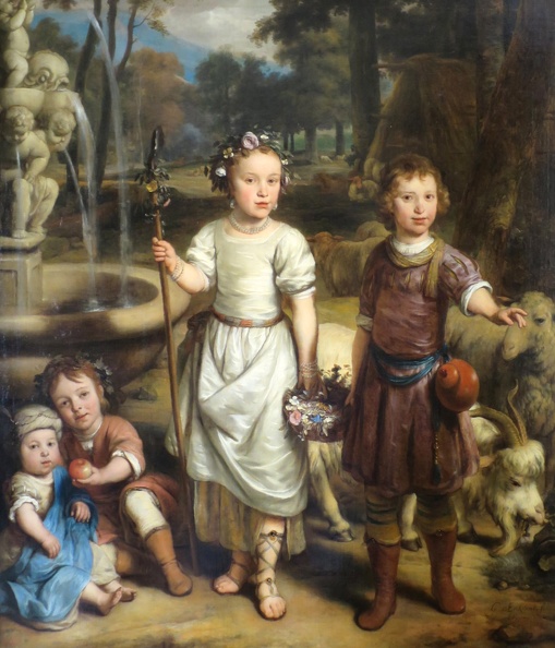 EECKHOUT GERBRAND VAN DEN CHILDREN IN PARK BY 1671 HERMITAGE