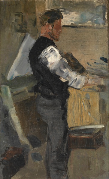 ENSOR JAMES PRT OF WILLY FINCH INATELIER 1880 GHENT