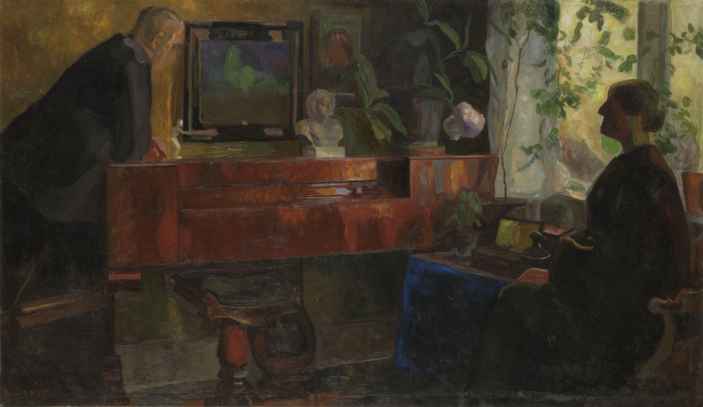 ERICHSEN_THORVALD_INTERIOR_WITH_ARTISTS_OLUF_AND_KRIS_WOLD_TORNE_NATIONAL.JPG