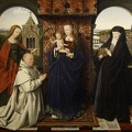 EYCK JAN VAN VIRGIN AND CHILD WITH ST. S AND DONOR 1441 FRICK