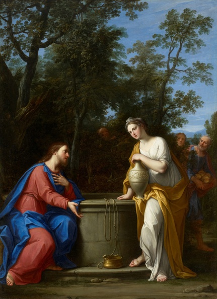 FRANCESCHINI MARCANTONIO CHRIST AND WOMAN OF SAMARIA MUSEUM OF FINE ARTS
