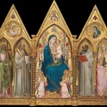 GADDI AGNOLO MADONNA AND CHILD ENTHRONED SST. AND ANGELS 1380 1390 WA NG