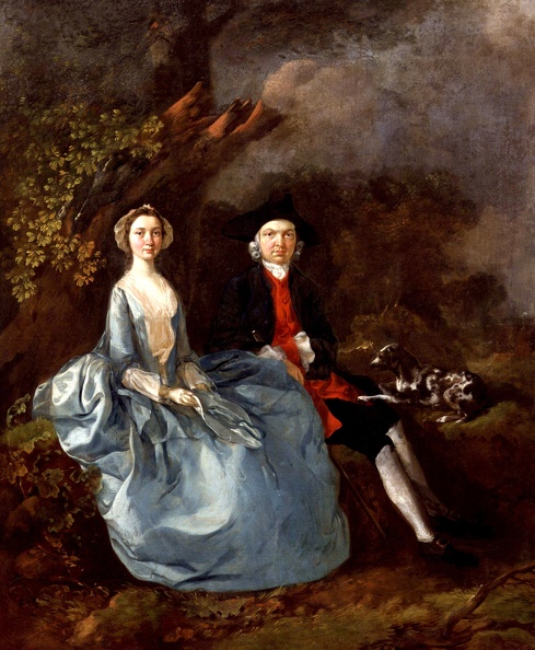 GAINSBOROUGH THOMAS PRT OF SARAH KIRBY BIRTH BULL ANDES AREA JOSHUA KIRBY 1751