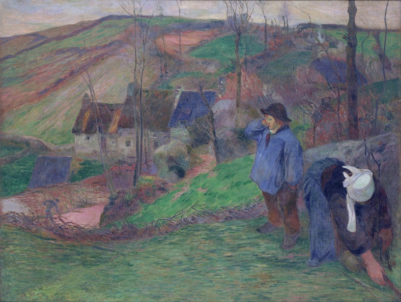 GAUGUIN PAUL LANDSCAPE OF BRITTANY 1888