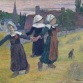 GAUGUIN PAUL BRETON GIRLS DANCING PONT AVEN 1888 N G A