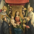 GIOVENONE GIROLAMO VIRGIN AND CHILD SST. AND DONORS LO NG
