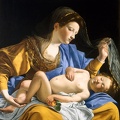 GENTILESCHI ORAZIO VIRGIN SLEEPING CHRIST CHILD GOOGLE HARVARD