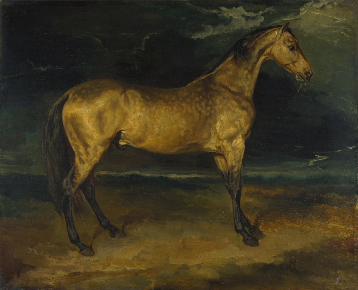 GERICAULT THEODORE HORSE FRIGHTENED BY LIGHTNING LO NG