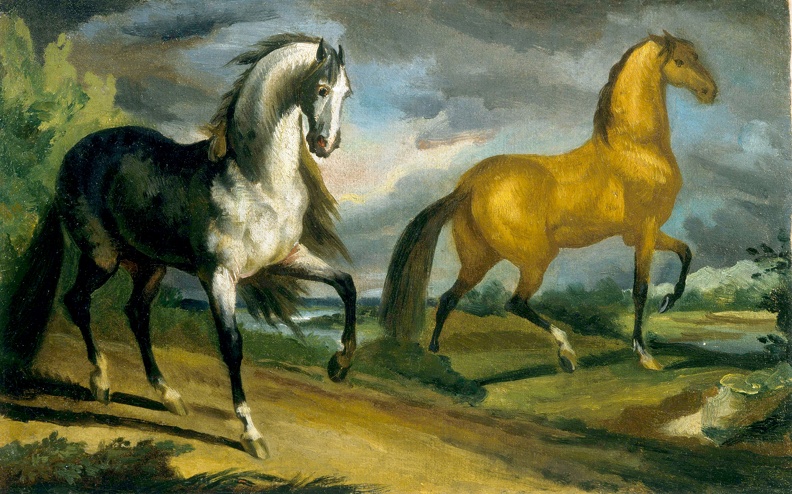 GERICAULT THEODORE TWO HORSES GOOGLE