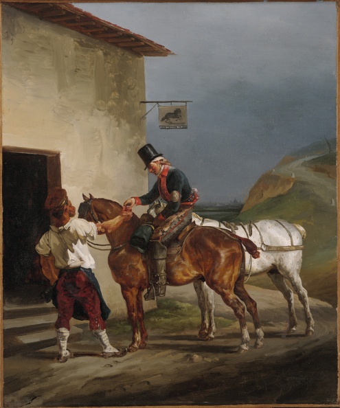 GERICAULT THEODORE WHITE HORSE TAVERN 1821 1822