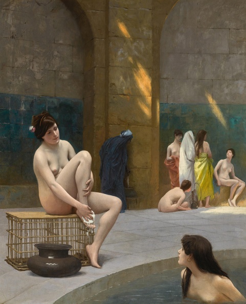 GEROME JEAN LEON WOMEN BATHING